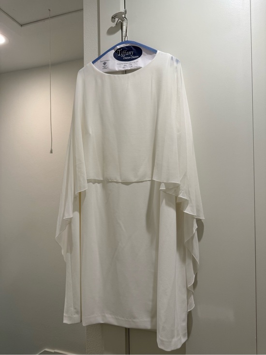 Calvin Klein Dresses & Skirts - Calvin Klein Ivory Cape Dress